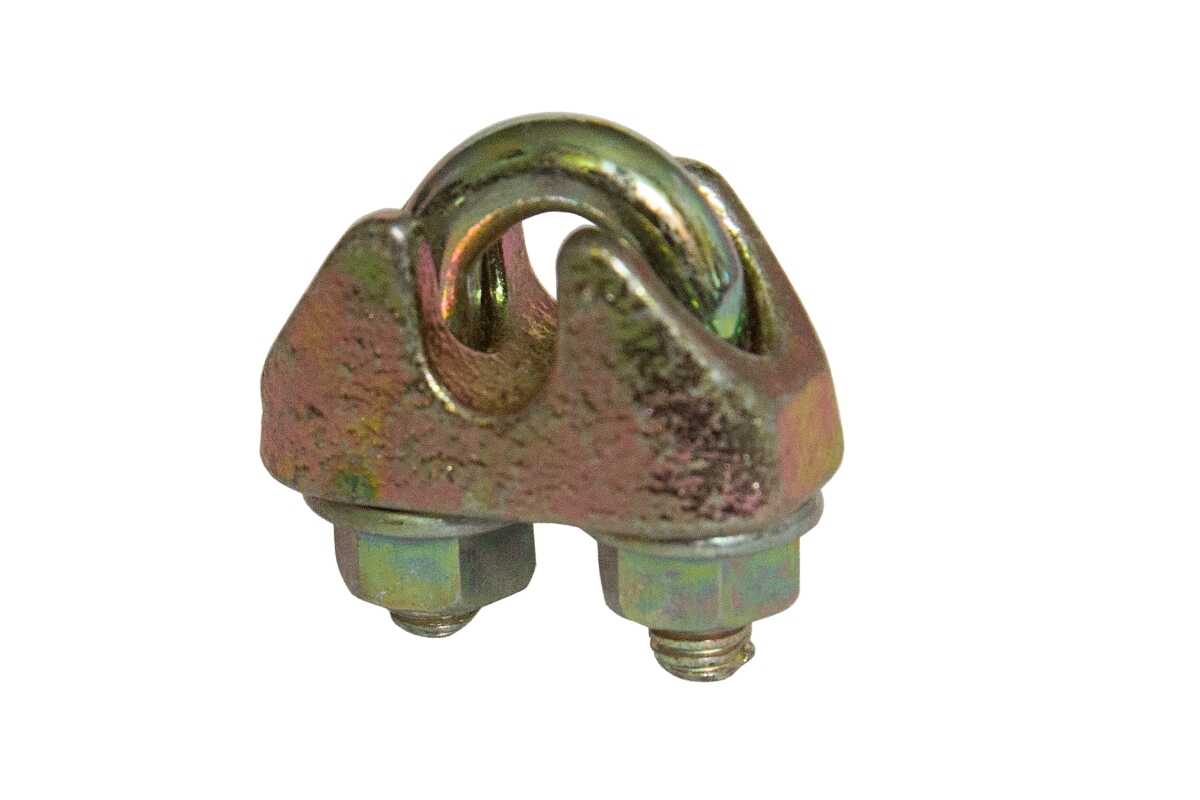 Затискач для каната D.10 мм, M8 DIN 1142 цинк